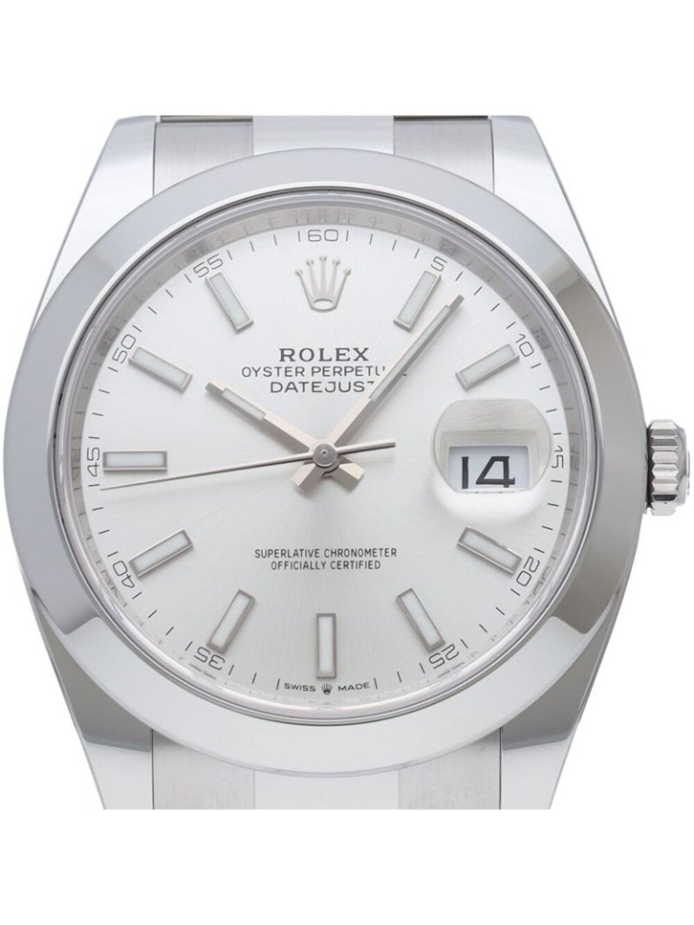 Rolex Datejust 41 Watch Oyster SS Silver